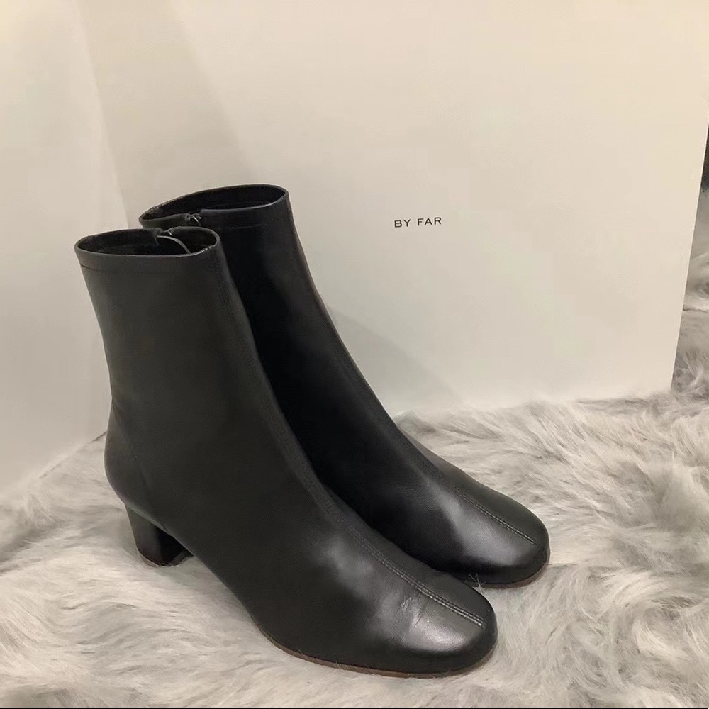 By Far Sofia Ankle Boots in Black